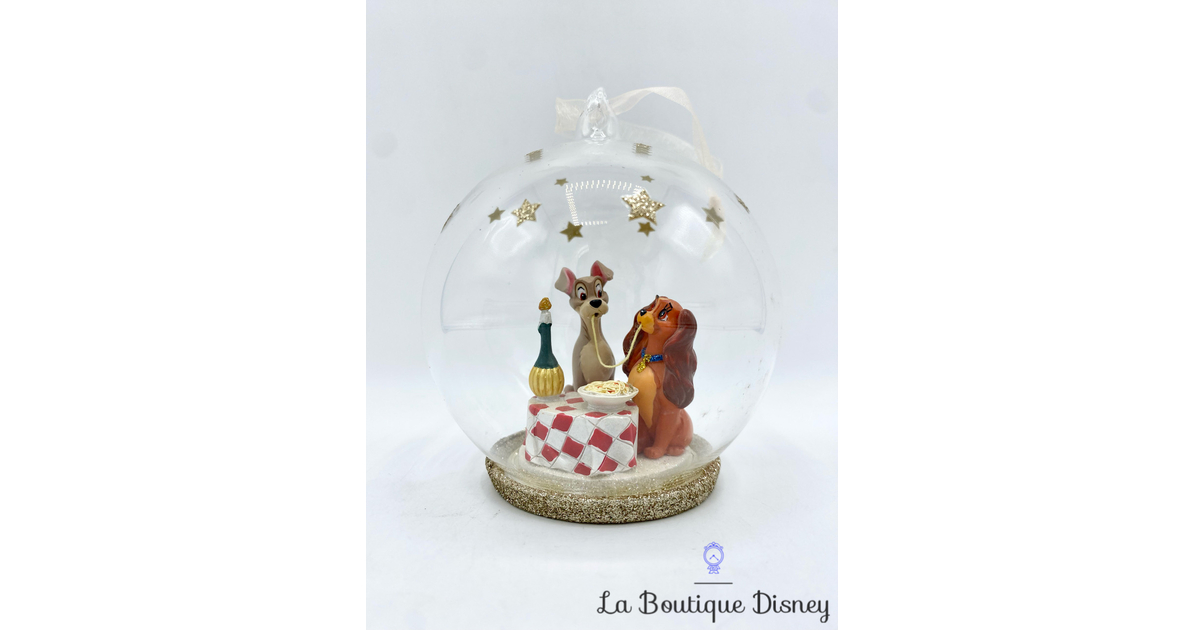 Boule Noël La Belle et le Clochard Disneyland Paris Disney ornement
